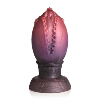 Silikon-Ei Drachenschlupf Schwarz/Rot 11,4 cm