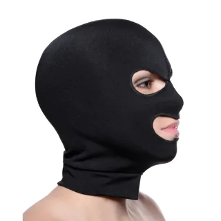 Maske Master Series Kapuze mit Augen- und Mundöffnungen Elasthan Schwarz