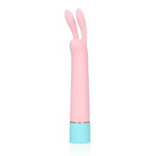 Rabbit-Vibrator Mini mit USB-Ladekabel Rosa