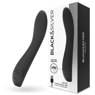 G-Punkt-Vibrator Black&Silver Kean mit Touch-Steuerung Schwarz