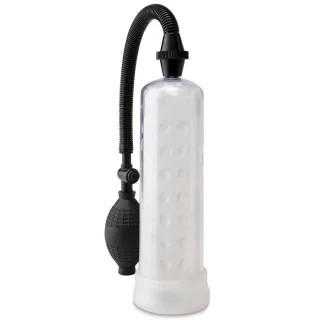 Penispumpe Silicone Power Pump mit Noppen Transparent
