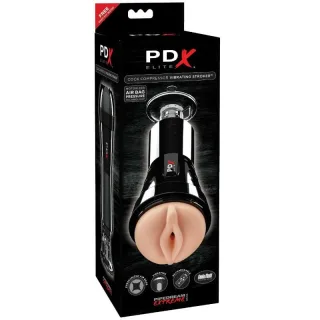 Masturbator PDX Elite Cock Compressor mit Airbag-Druck Natur