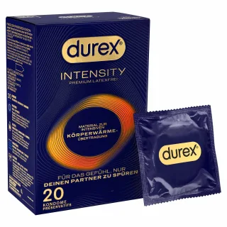 Durex - Intensity - Latexfreie Kondome - transparent - 20 Stück