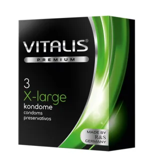 VITALIS - Kondome X-large - transparent - 12 Stück