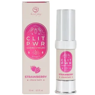 Stimulationsgel Clit PWR Erdbeere Klitoris-Balsam 15 ml