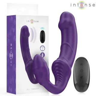 Strap-on Intense Jill riemenlos mit Fernbedienung Lila 20 x 3 cm