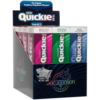 Masturbator Ultra Quickie To Go Thekendisplay 12 Stück Natur 8,4 cm