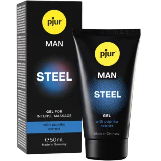 Massagegel pjur Man Steel mit Paprikaextrakt 50 ml