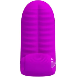 Vibrator Abbott für zwei Finger mit Bullet Lila 9,5 x 6 cm