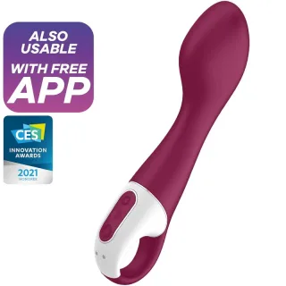 G-Punkt-Vibrator Hot Spot mit Wärmefunktion Beere