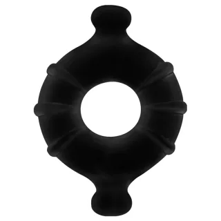 Penisring Gummy mittel Schwarz