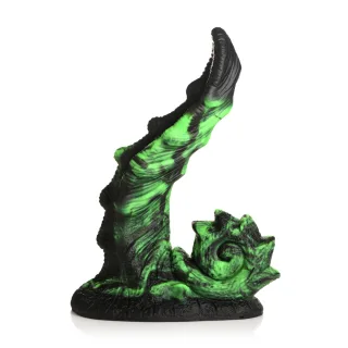 Dildo Glowzilla nachtleuchtend Silikon Schwarz/Grün 16,2 x Ø 5,8 cm