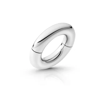 Teilbarer Donut Cockring aus Edelstahl, ? 30 bis 55 mm Innen ? 39 mm