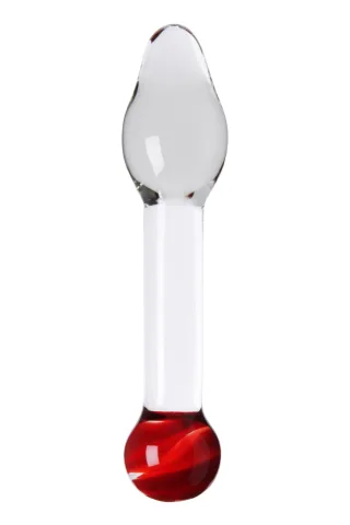 Glasdildo Red Ball