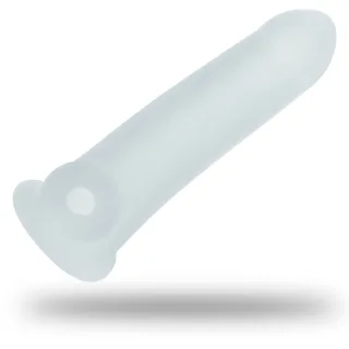 Penishülle Ohmama offen mit breitem Rand Transparent 10 x 3,6 cm