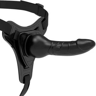 Strap-on Silicone Realistisch Schwarz 12,5 cm