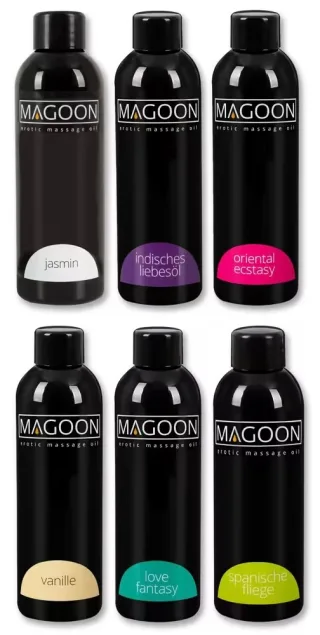 Magoon Massage-Öl Massage Set 6 x 200 ml (1,2 Liter)