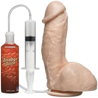 Realistischer Dildo mit Spritzfunktion Hautfarbe 12,5 x Ø 4,8 cm
