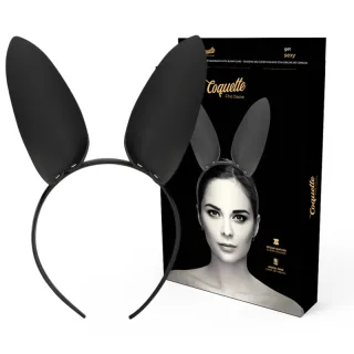 Haarreif Chic Desire Hasenohren Schwarz