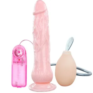 Realistischer Vibrator mit Squirt-Funktion