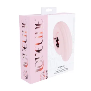 Analkette Perles mit rotierenden Perlen und Vibration Rosa 11,8 x 3,7 cm