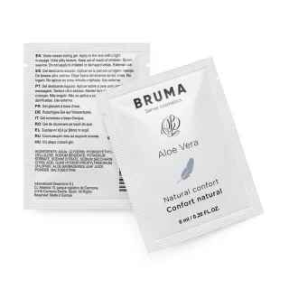Gleitgel Bruma Aloe Vera Natürlicher Komfort ohne Aroma Einzeldosis 6 ml