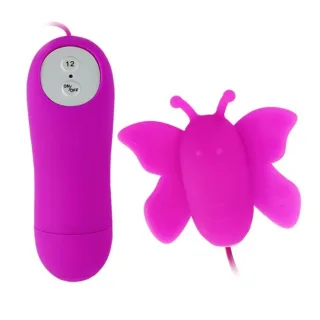 Auflegevibrator Love Eggs Schmetterling Lila 5,5 x 5 cm