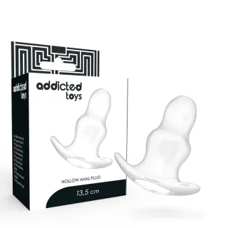 Analplug Groß Transparent 13,5 x 4,5 bis 6 cm
