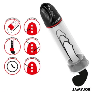 Penispumpe Jamyjob Xpand automatisch Transparent 30 x 6,5 cm