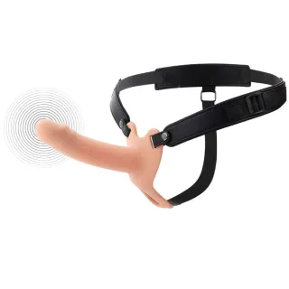 Penishülle Inferno Vibrierender Penis-Sleeve zum Aufschnallen 16 cm