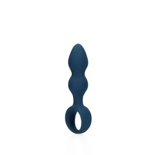 Analplug in Tropfenform Blau 15,4 x Ø 4,7 cm