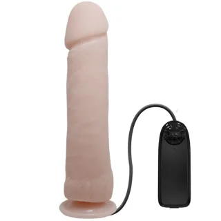 Realistischer Vibrator groß mit natürlicher Vibration Natur 26 x 5,5 cm