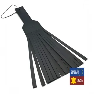Lederpaddel Schwarz 45 cm