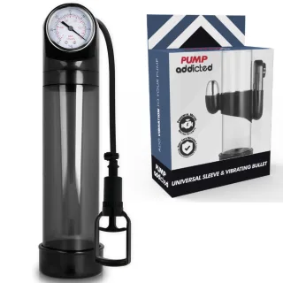 Penispumpe RX9 mit Bullet Schwarz 30 x Ø 6 cm