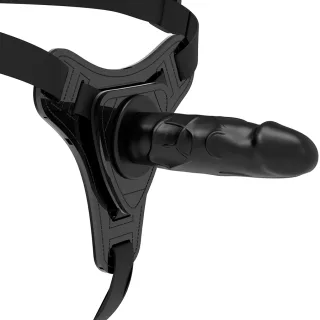 Strap-on Silicone Realistisch Schwarz 14 cm