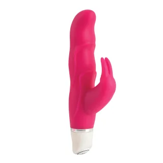 Vibrator Häschen Silikon Pink 6 cm