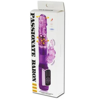 Rabbit-Vibrator Passionate Baron mit Rotation Lila