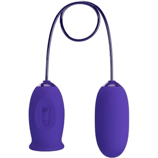 Vibro-Ei Pretty Love Daisy mit Kabelbedienung Violett