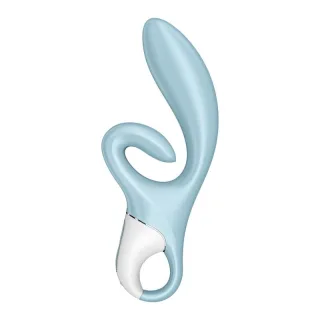 Rabbit-Vibrator Touch Me mit Schlaufengriff Blau