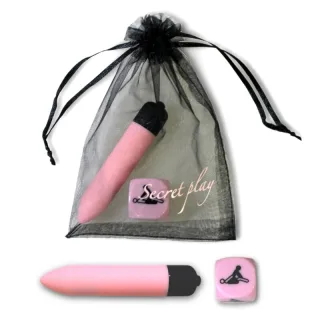 Erotik-Spiel Sensual Feelings mit Bullet und Würfel Rosa