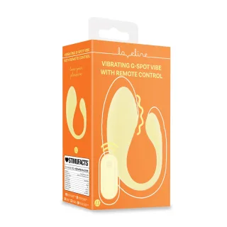 G-Punkt-Vibrator mit Fernbedienung Gelb