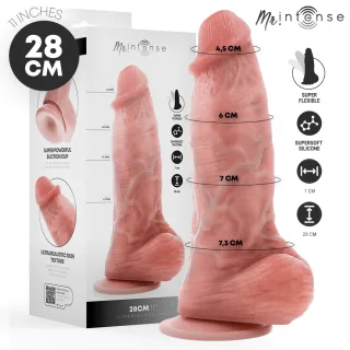Realistischer Dildo Spencer Extragroß Natur 28 x 7 cm