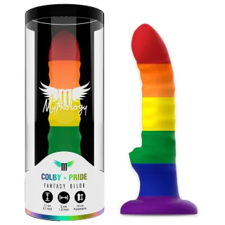 Dildo Colby Pride Fantasy Mehrfarbig 17 x 3 cm