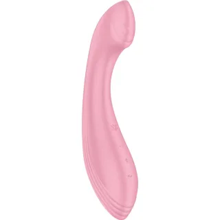 G-Punkt-Vibrator G-Force mit geriffelter Spitze Rosa
