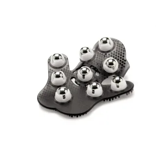 Massagehandschuh Schwarz 16 cm