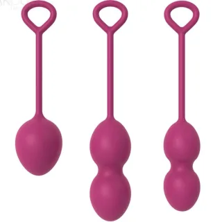 Vaginalhantel-Set Anabiosis 3 Stufen Burgund
