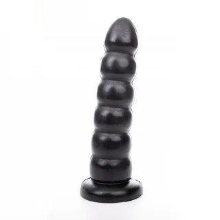 Dildo Yoo-Hoo mit Perlen Schwarz 27,5 cm