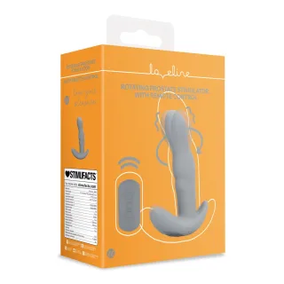 Prostata-Vibrator rotierend mit Fernbedienung Grau