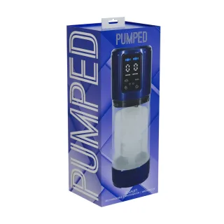 Masturbator-Pumpe Ultralift automatisch wasserdicht Blau