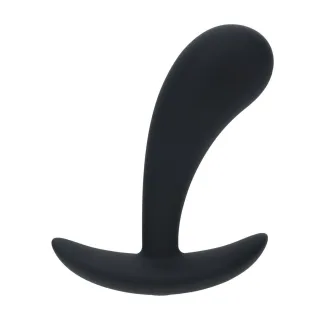 Prostata-Vibrator aus Silikon Schwarz S